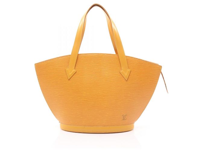 Sac à main Louis Vuitton Saint Jacques Epi Jaune