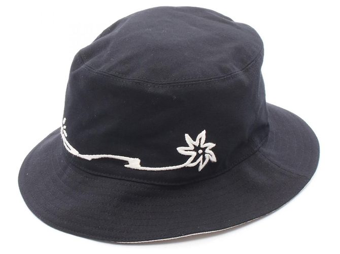 Christian Dior Dior DIOR TRAVIS SCOTT CACTUS JACK Cotton Hat Black