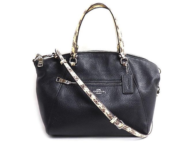 COACH Prairie Satchel borsa a tracolla 2way Nero
