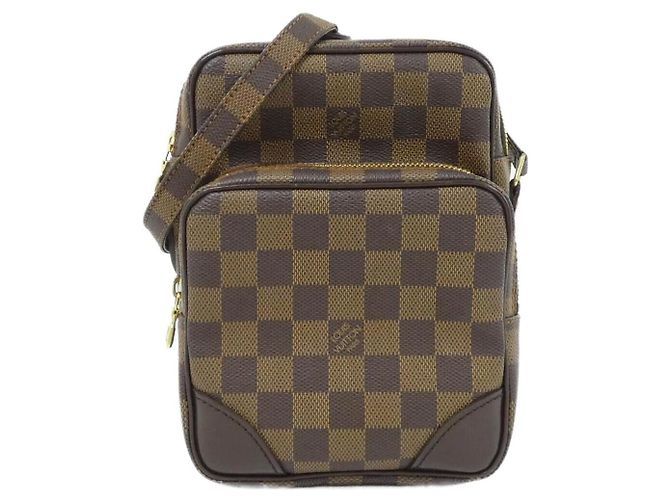 Bolsa de ombro Louis Vuitton Damier Amazon Marrom