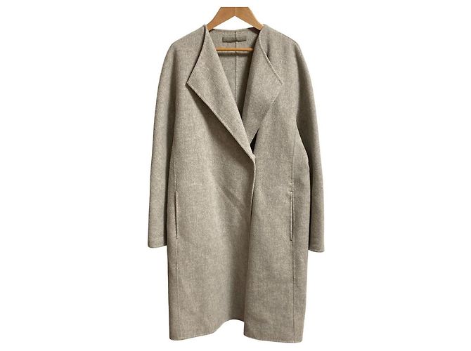 theory luxe MOTION MARIO Coat Brown