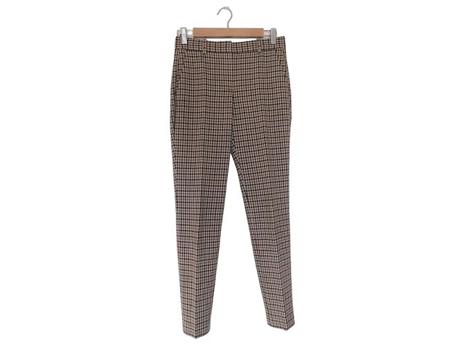Pantaloni a sigaretta Theory Check Marrone