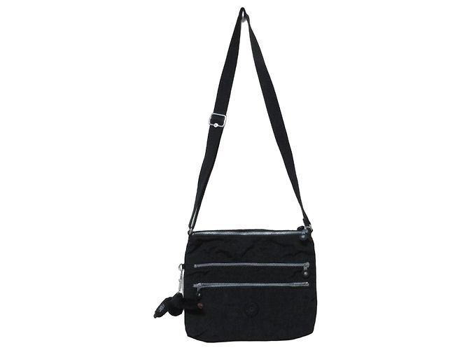 Autre Marque Kipling Nylonschultertasche Schwarz