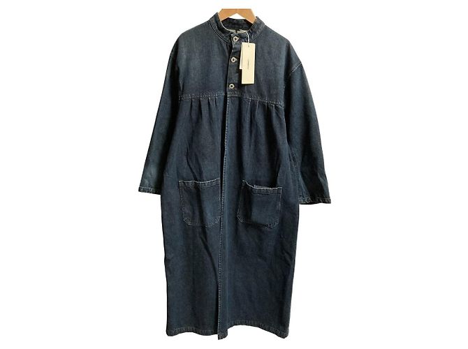 Autre Marque Cappotto in cotone Johnbull Denim Blu