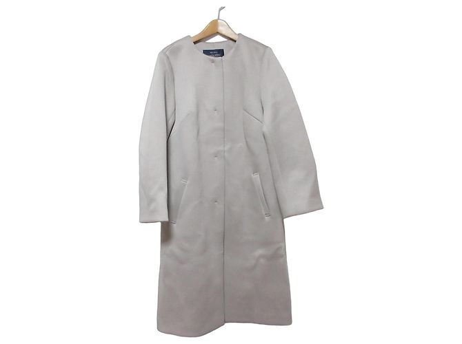 Autre Marque Cappotto senza collo Jusglitty Beige