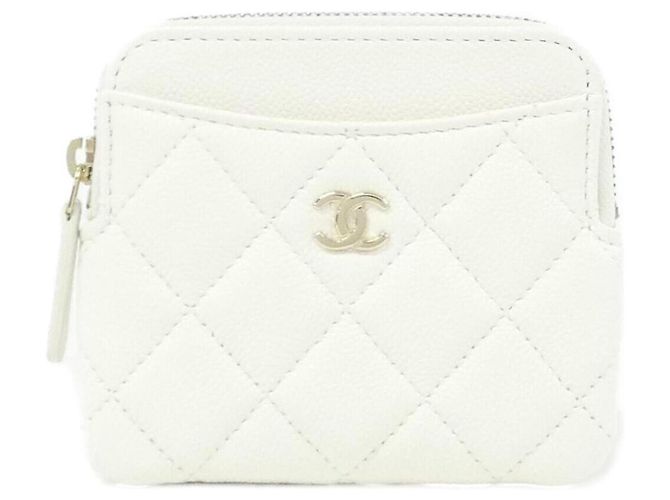 Monedero Chanel Timeless Classic Blanco