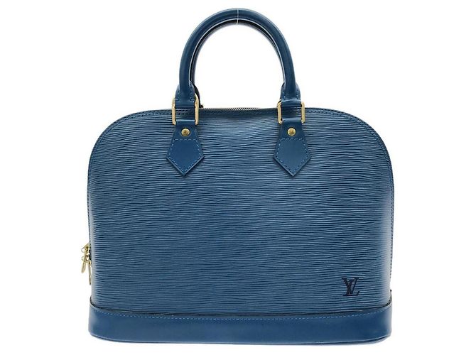 Bolsa Louis Vuitton Epi Alma PM Azul