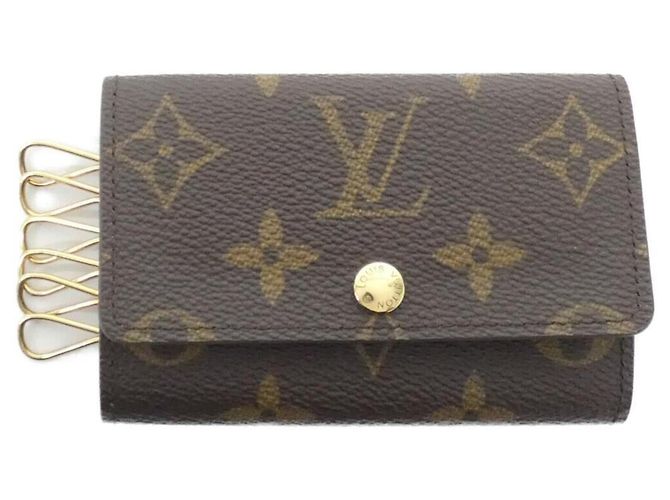 Louis Vuitton Monogram Multicles M62630 Key Case Brown