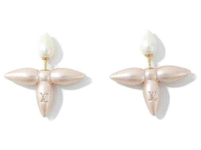 Orecchini Louisette Bouclédreilles Louis Vuitton Marrone D'oro