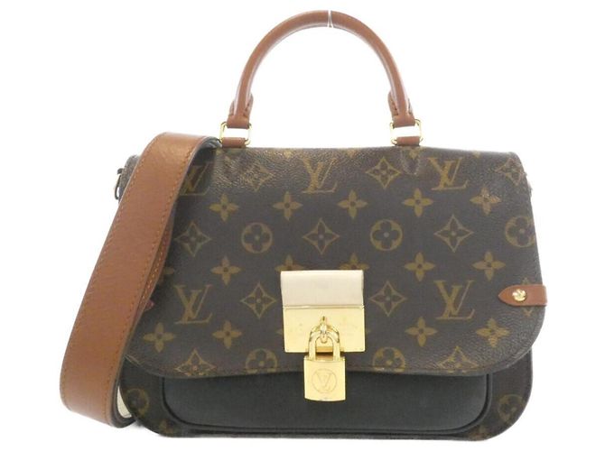 Borsa Louis Vuitton Monogram Vaugirard PM Marrone Nero