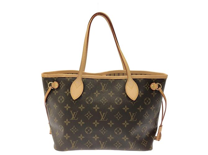 Borsa Louis Vuitton Monogram Neverfull PM Marrone