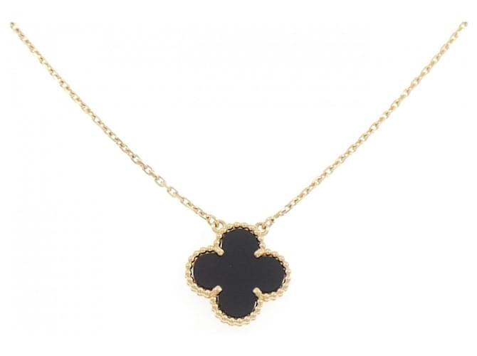 Van Cleef & Arpels Vintage Alhambra Necklace Golden 