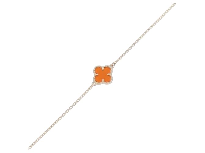 Van Cleef & Arpels Sweet Alhambra Charm Bracelet Golden 