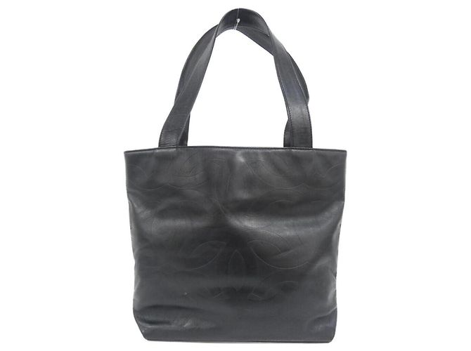 Borsa Chanel 14215 in pelle di vitello nera Nero
