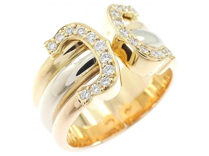 Anello Cartier 2C Large Band D'oro