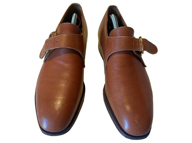 Church's Scarpe Monk Strap in pelle marrone