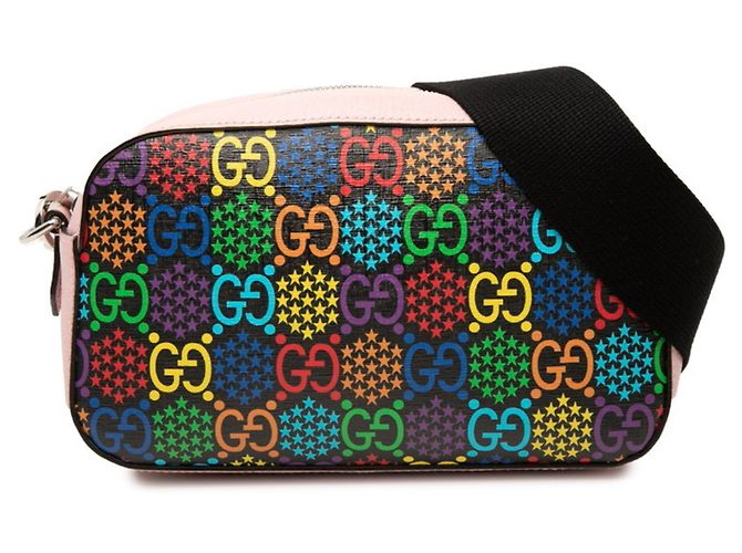 Borsa a tracolla Gucci GG Psychedelic Rosa Multicolore