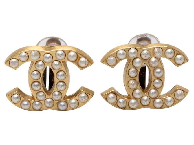 Orecchini a clip Chanel Coco Mark D'oro