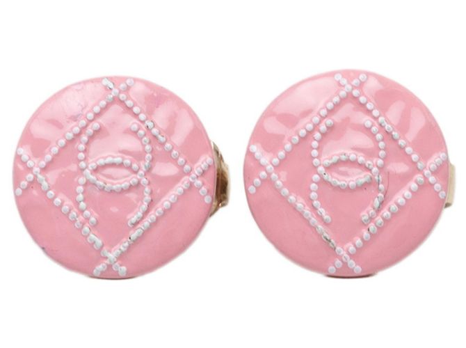 Timeless Orecchini a clip Chanel Coco Mark Oro e Rosa D'oro 
