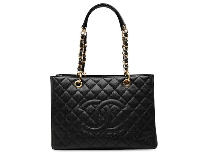 Sac cabas Chanel Matelassé Coco Mark Noir
