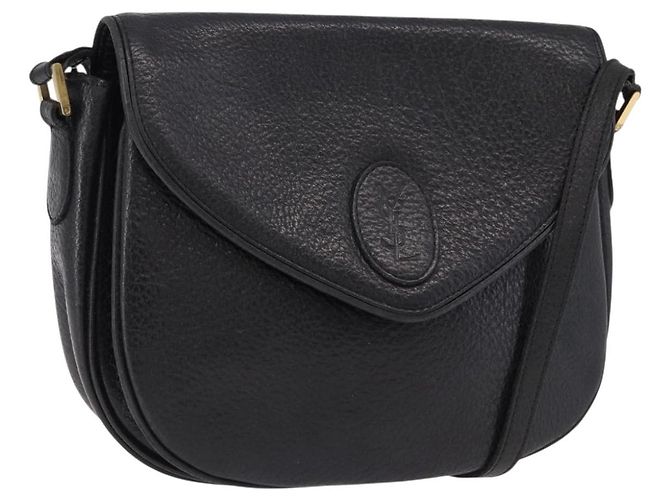Borsa a Spalla SAINT LAURENT in Pelle Nera e Oro Auth bs36080 Nero D'oro