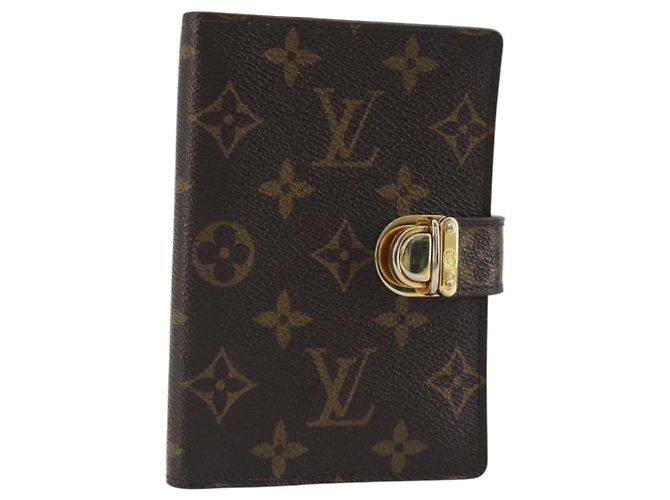 LOUIS VUITTON Monogram Agenda PM Koala Day Planner Cover Pink R21013 Auth 192948