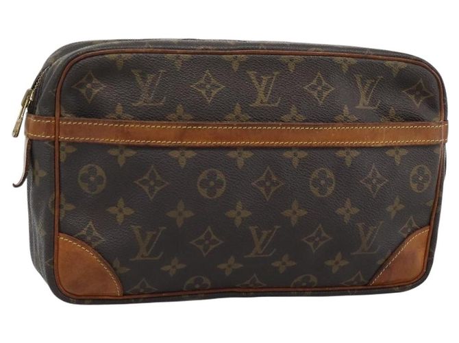 LOUIS VUITTON Monogram Compiegne 28 Clutch Bag M51845 LV Auth 193008 Monogramm