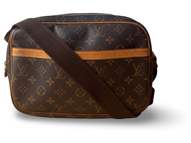 Louis Vuitton Reporter PM Bege Dourado