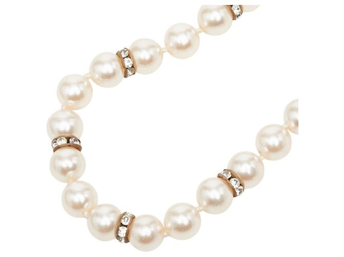 Céline Celine Perlenkette Silber Golden 