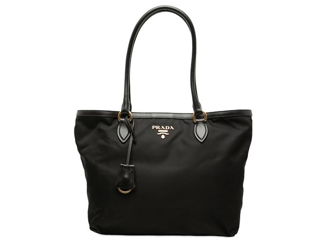 Tote Sac cabas Prada Logo Noir
