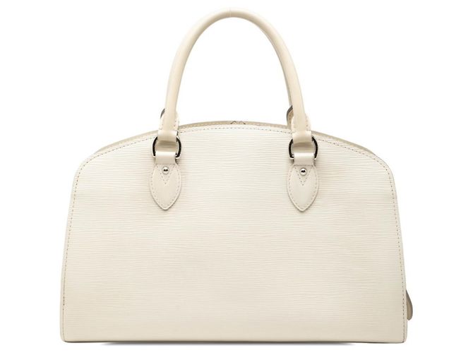 Louis Vuitton Epi Pont Neuf PM Handtasche Weiß Aus weiß