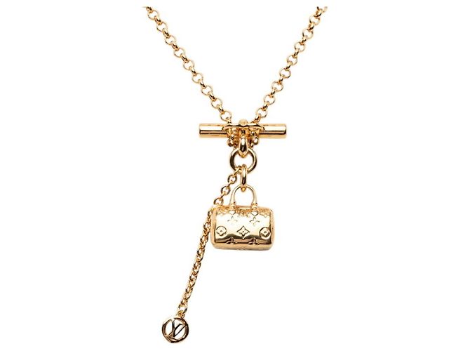 Collana LV Speedy Louis Vuitton D'oro