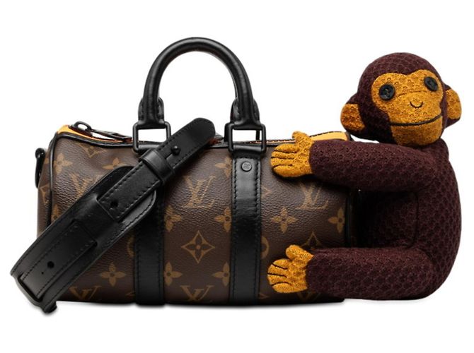 Bolsa Louis Vuitton Monogram Keepall XS Marrom