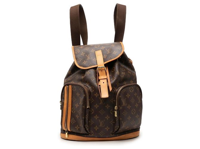 Louis Vuitton Monogram Sac à de Bosphore Backpack Brown