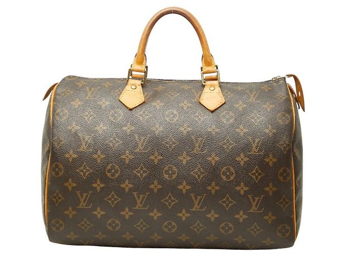 Bolsa Louis Vuitton Monogram Speedy 35 Marrom