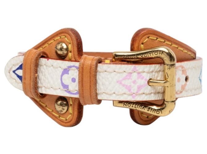 Pulseira Louis Vuitton Monogram Teda PM M92485 Branco Multicor