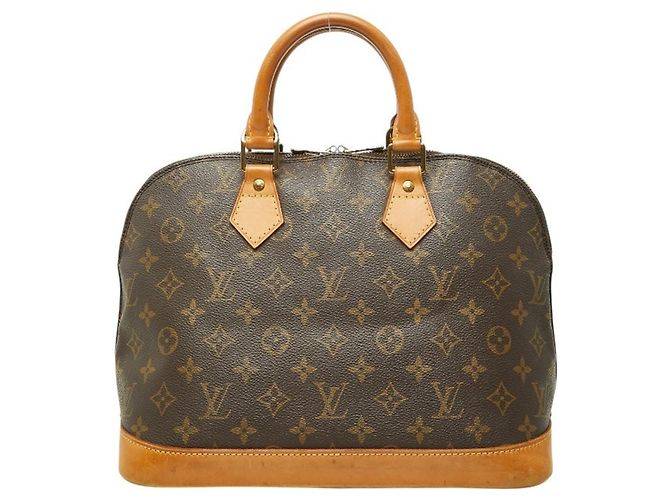Borsa Louis Vuitton Monogram Alma PM Marrone