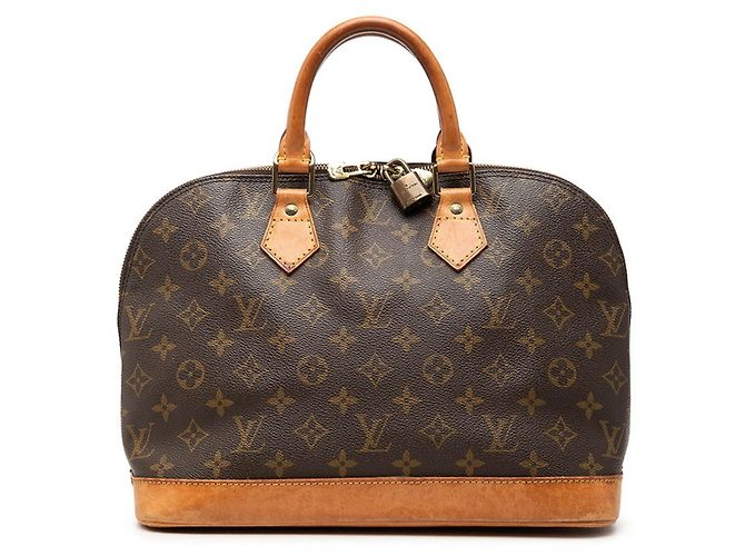 Sac à main Louis Vuitton Monogram Alma PM Marron