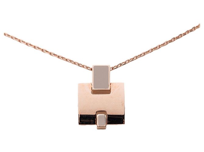 Hermès Collar con colgante Eileen Hermes Dorado 