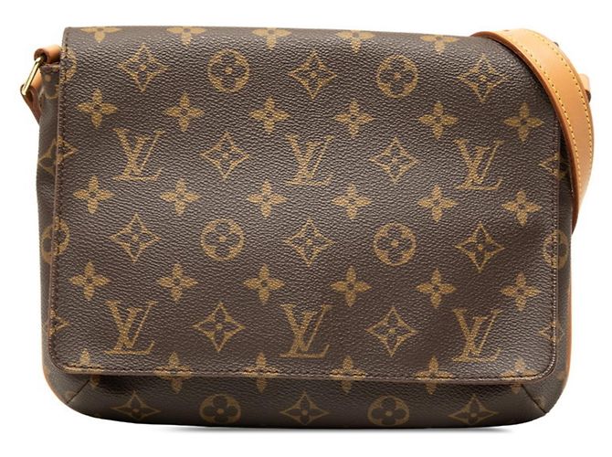 Bolsa de Ombro Louis Vuitton Monogram Musette Tango Marrom