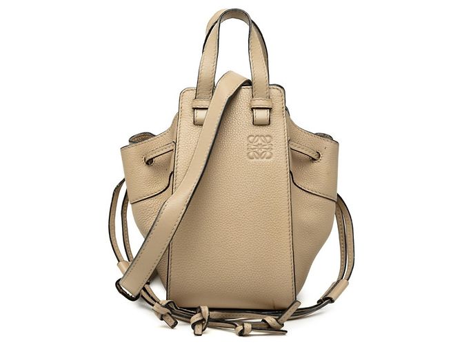 Mini bolsa de mão Loewe Anagram Hammock Bege