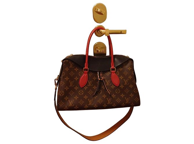 Louis Vuitton Monogram Bandoulière 30 Marron Noir Rouge