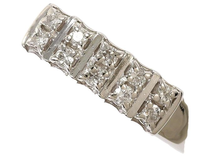 Autre Marque PT900 Platinring mit Diamant