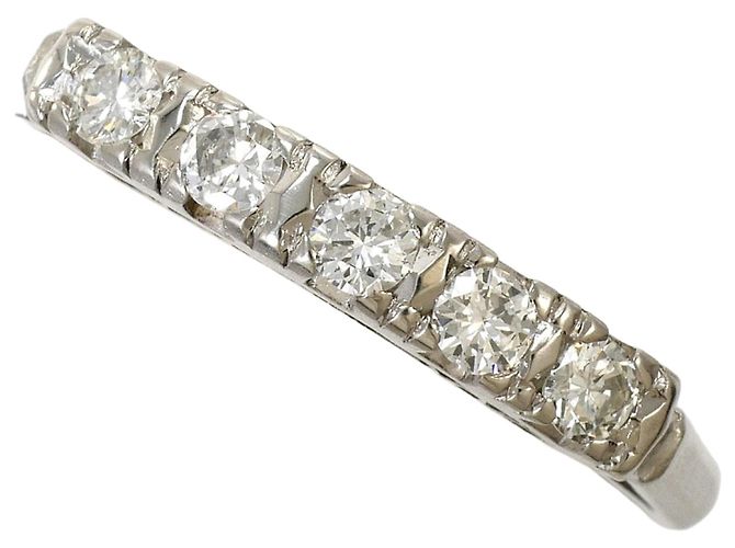 Autre Marque Platinring mit Diamant