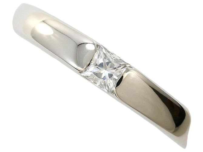 Autre Marque PT900 Platin-Ring mit Saphir