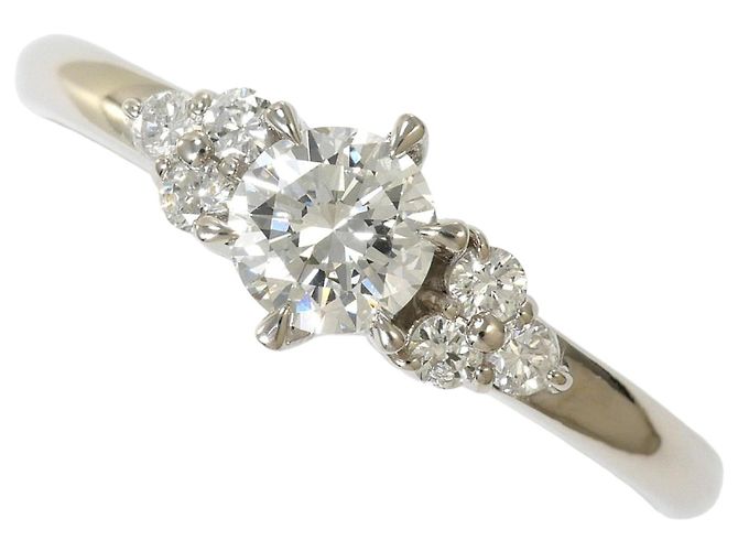 Autre Marque Platinring mit Diamanten