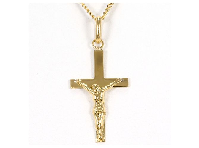 Autre Marque Collar de oro amarillo de 18K Dorado