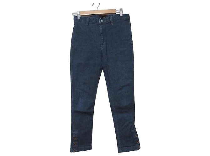 Autre Marque 45R Stretch Denim Pants Blue