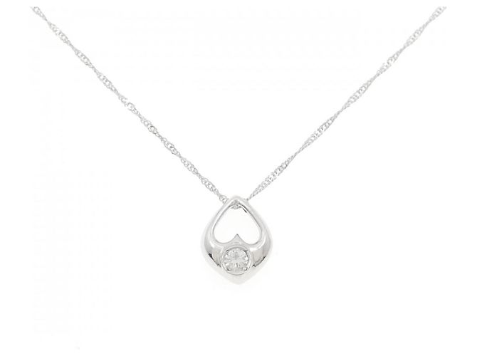 Autre Marque PT/PT850 Diamant Halskette Silber