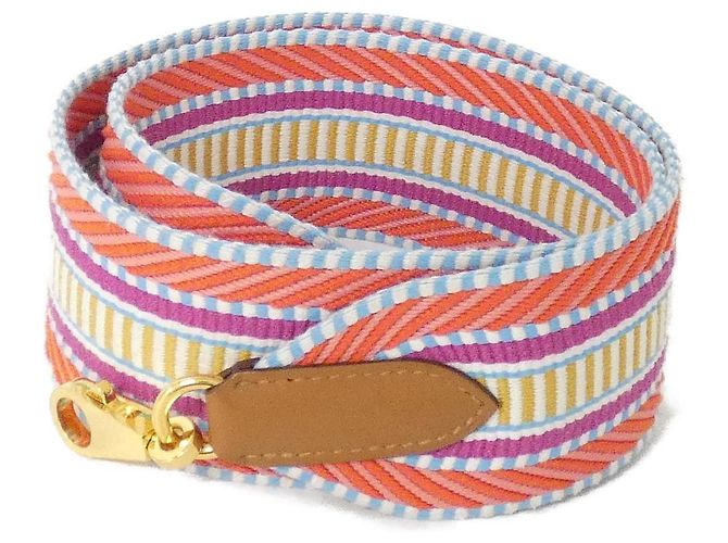 Hermès Sangle Cavalle Swift Canvas Accessory Orange 